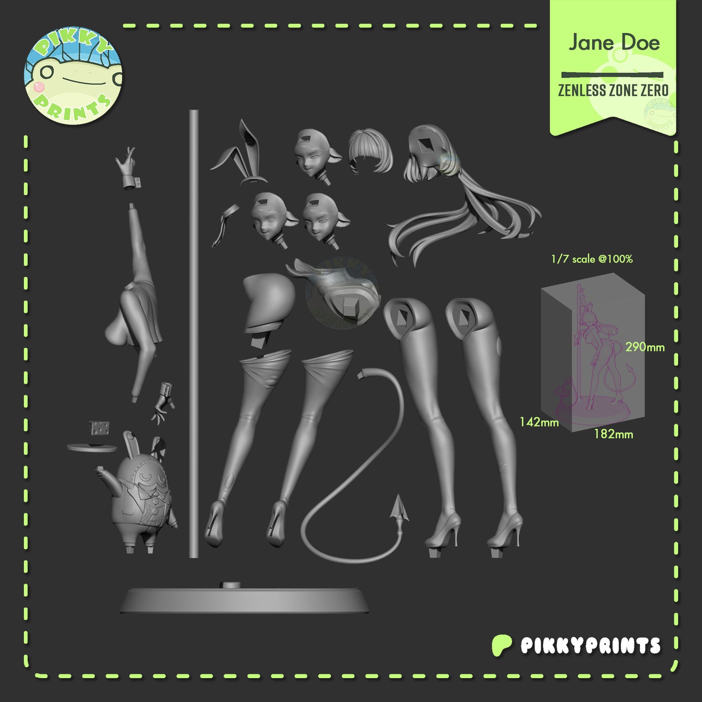 Pikky Prints Bunny Jane Doe