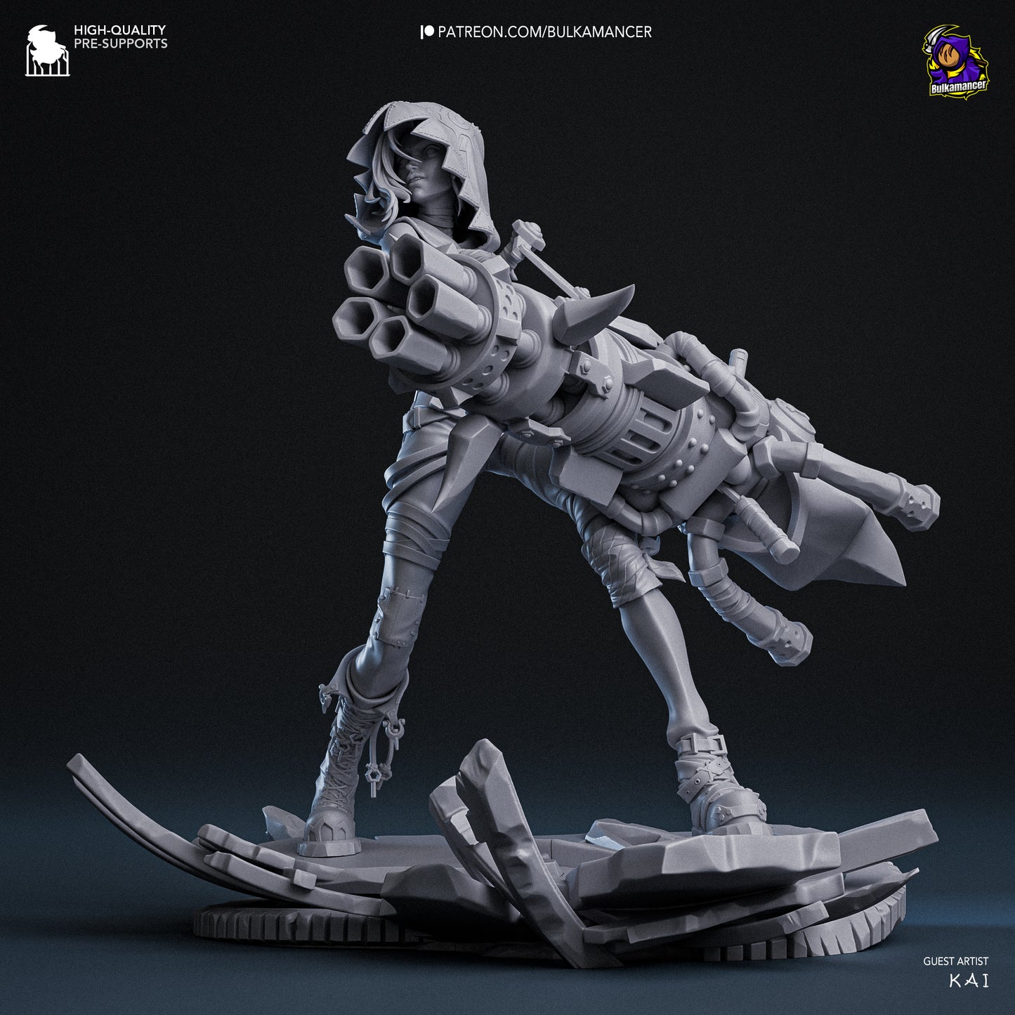 Bulkamancer Sculps Fractured Jinx - Arcane League of Legends