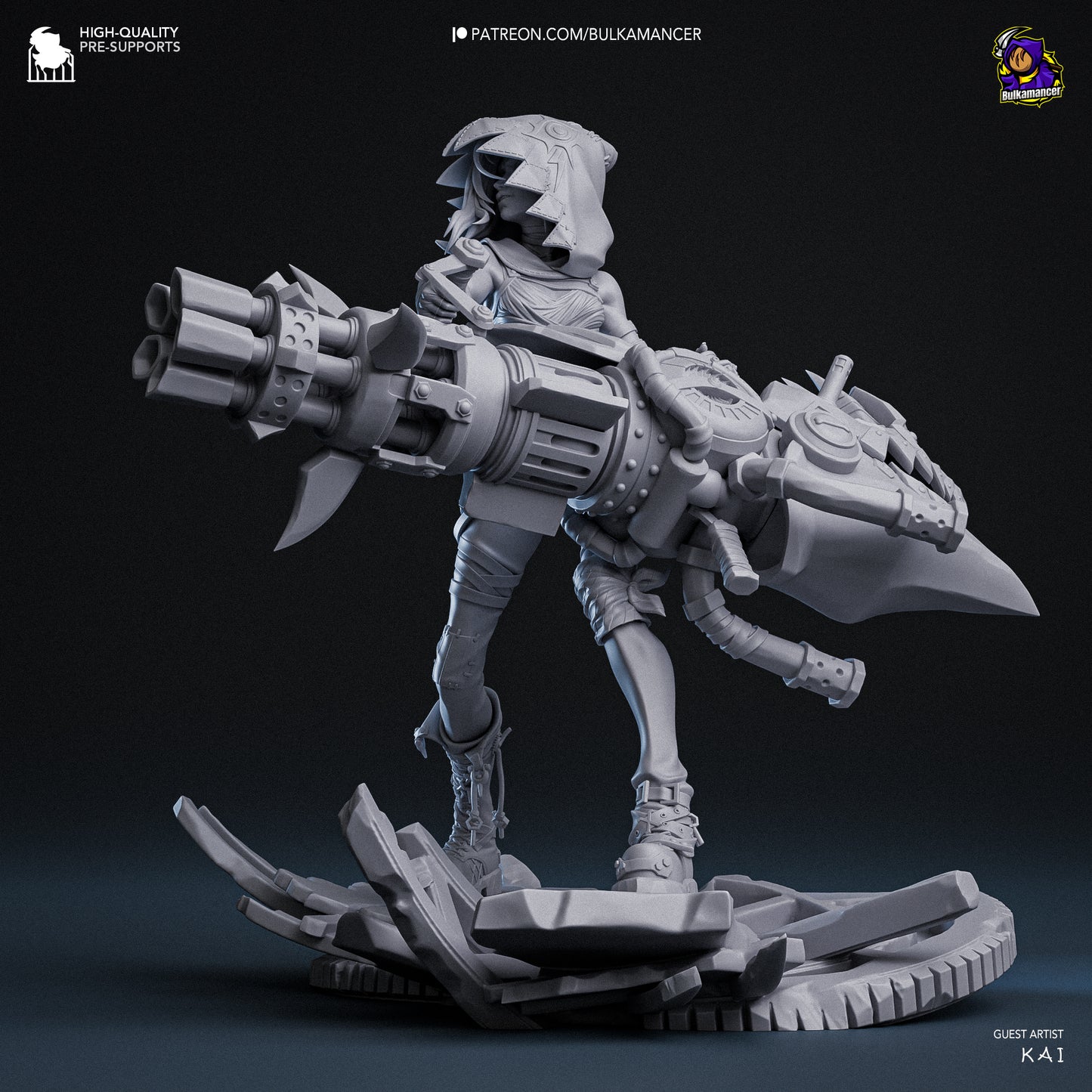 Bulkamancer Sculps Fractured Jinx - Arcane League of Legends