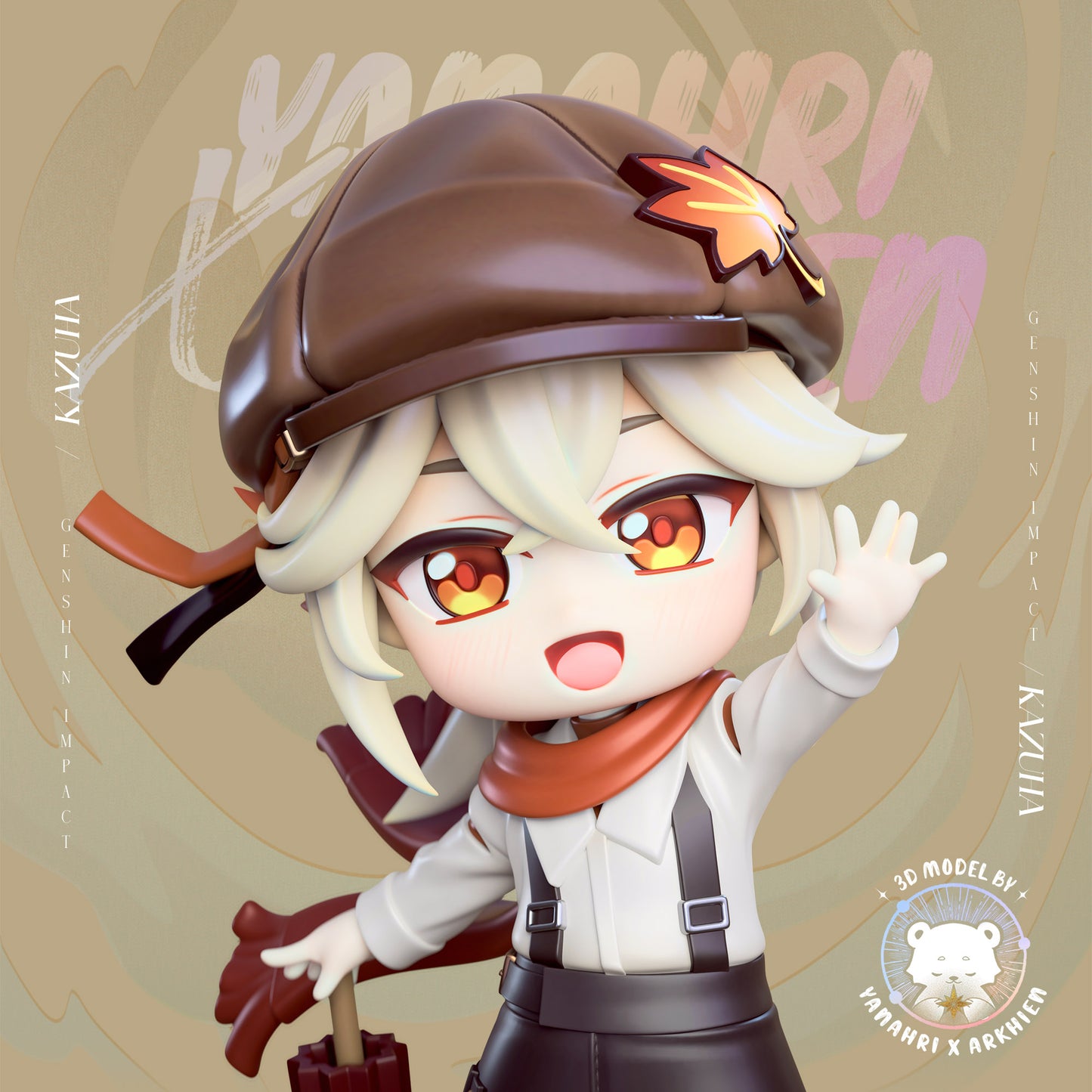 Kumakami Figures Chibi Kazuha - Genshin Impact