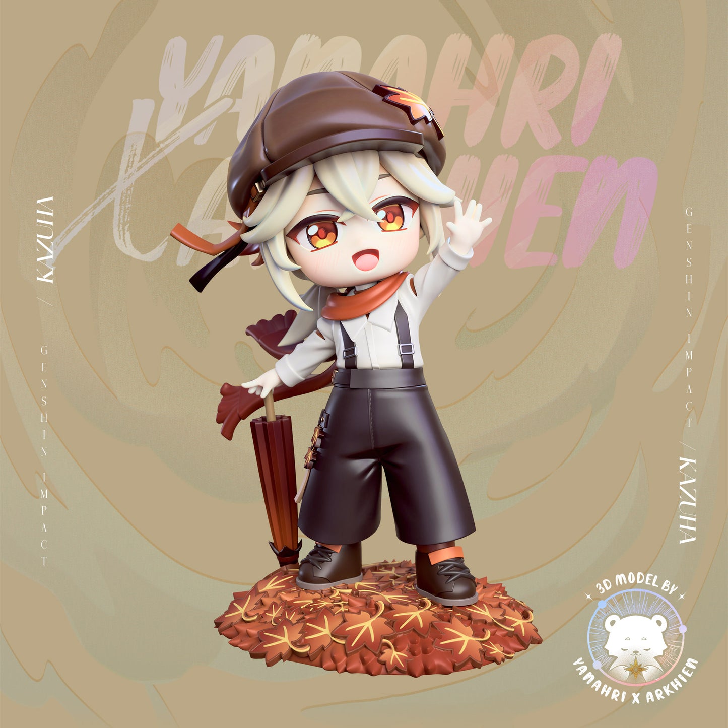 Kumakami Figures Chibi Kazuha - Genshin Impact