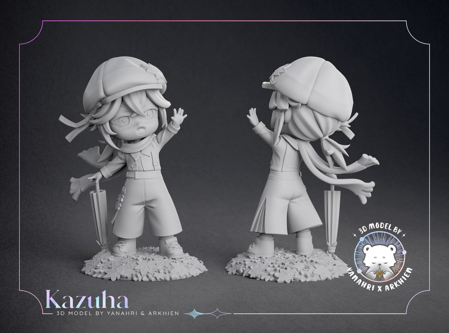 Kumakami Figures Chibi Kazuha - Genshin Impact