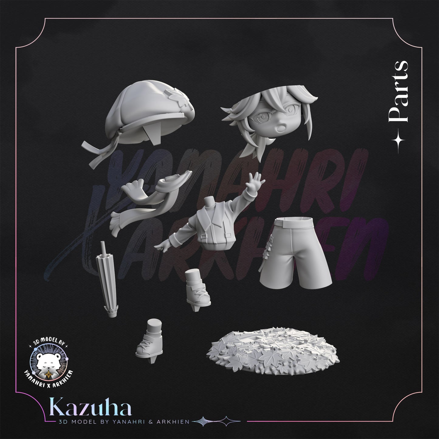 Kumakami Figures Chibi Kazuha - Genshin Impact