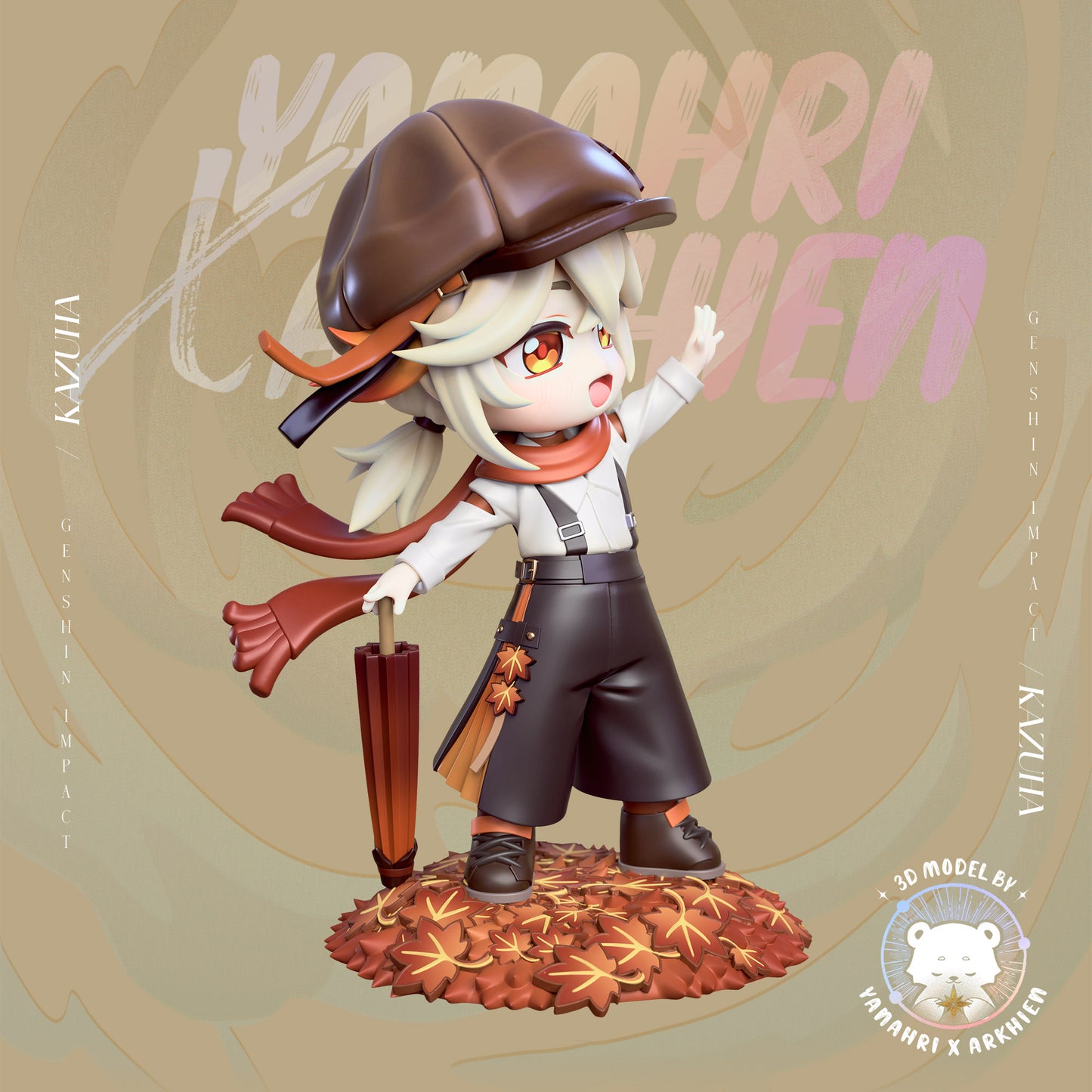Kumakami Figures Chibi Kazuha - Genshin Impact
