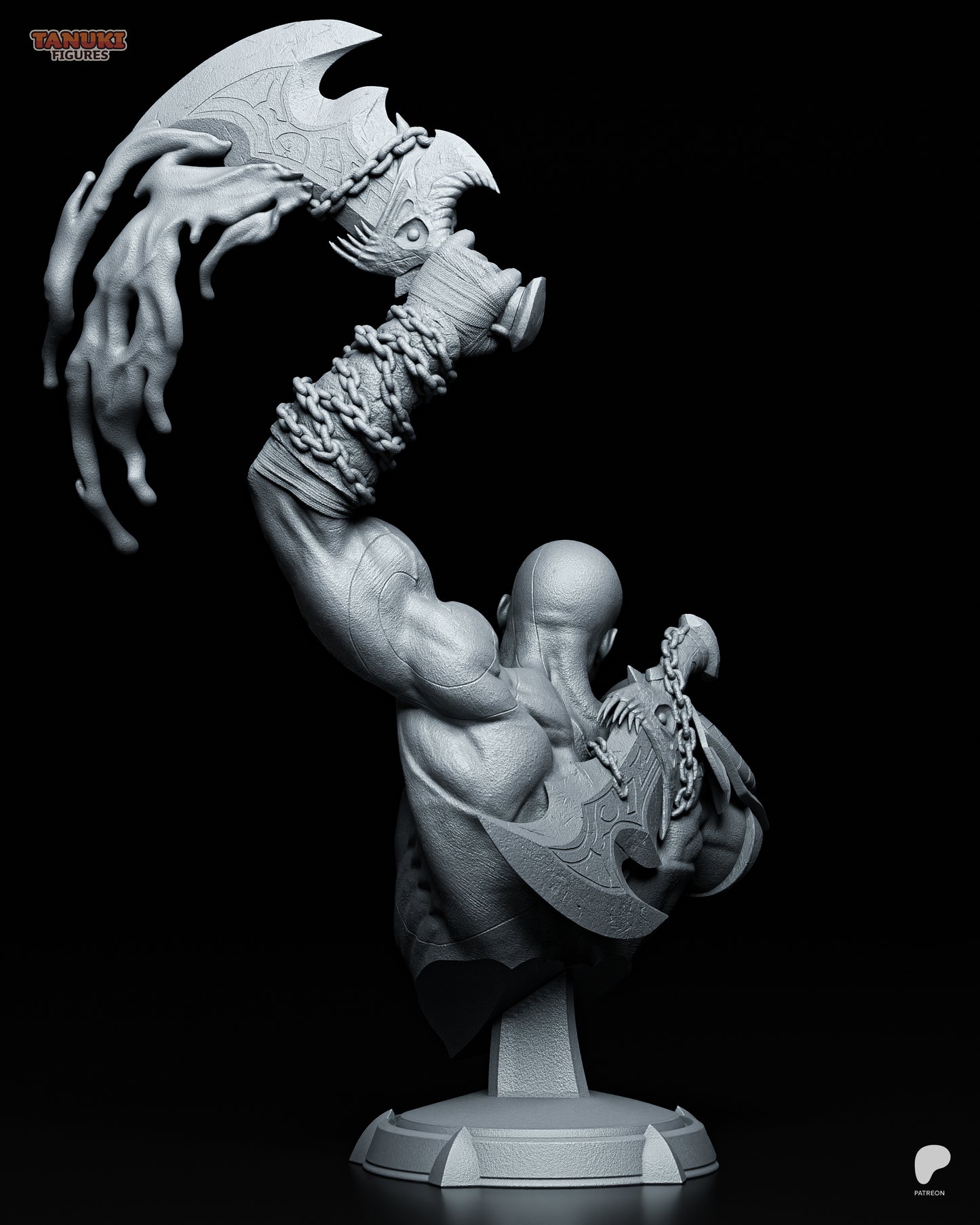 Tanuki Figures Kratos - God Of War