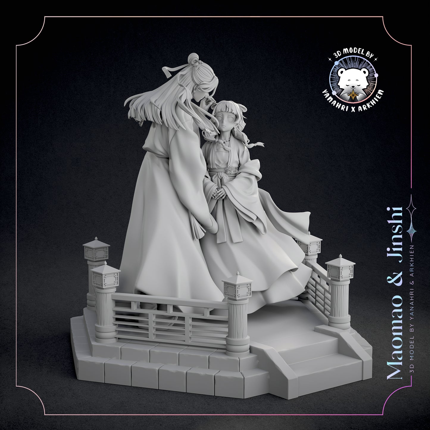 Kumakami Figures Maomao and Jinshi - The Apothecary Diaries