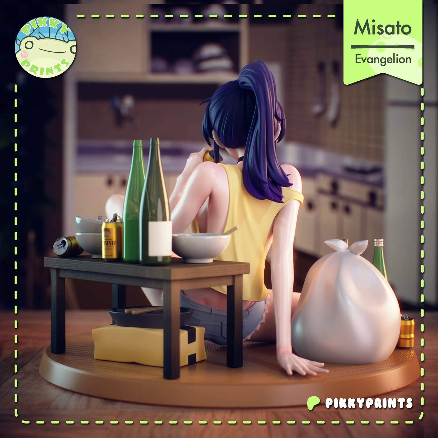 Pikky Prints Misato - Evangelion