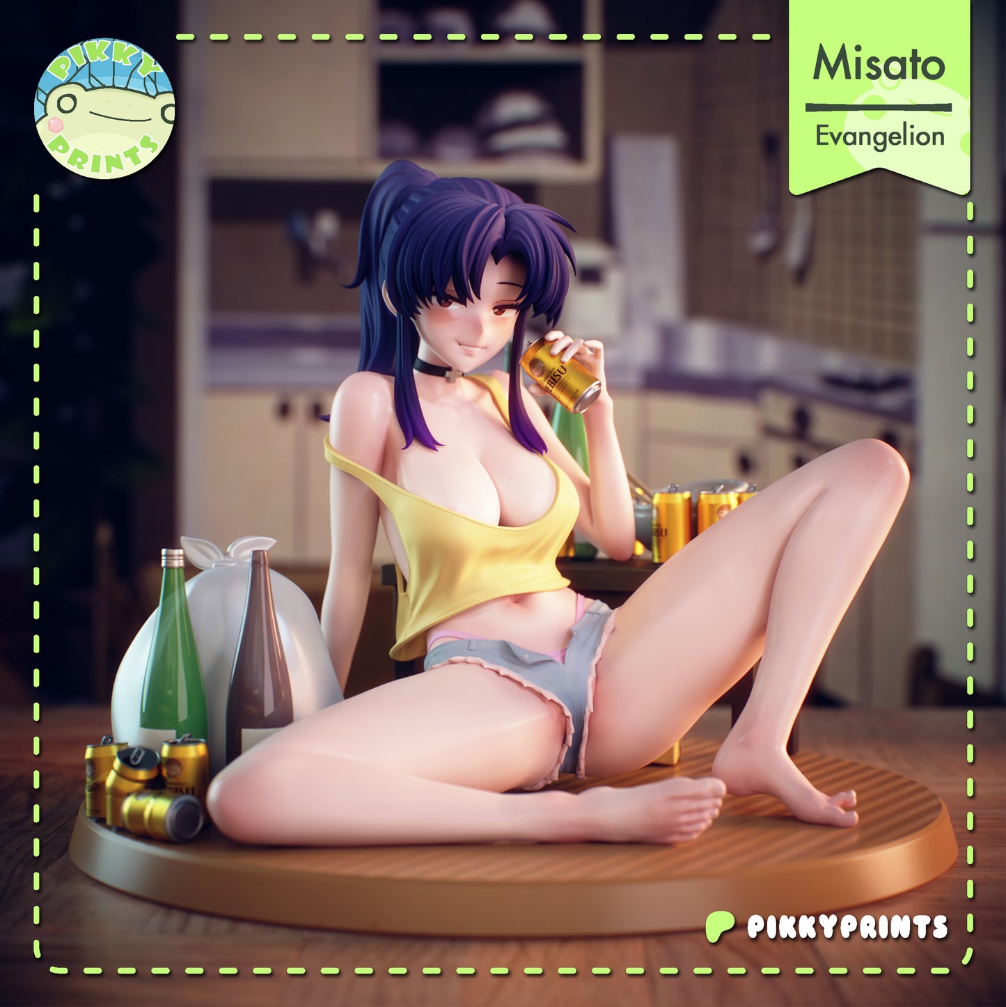 Pikky Prints Misato - Evangelion