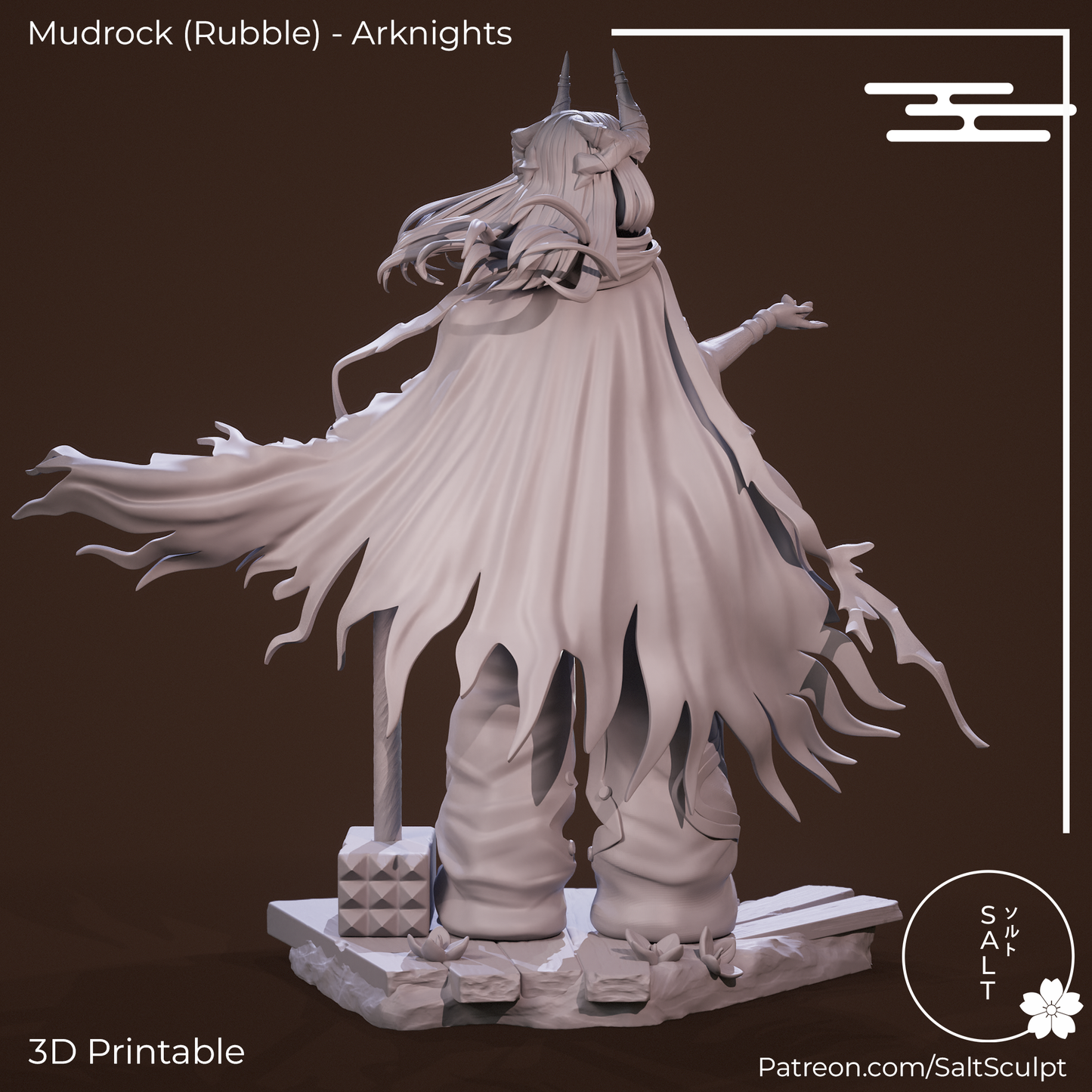SaltSculpt Mudrock (Rubble) - Arknights