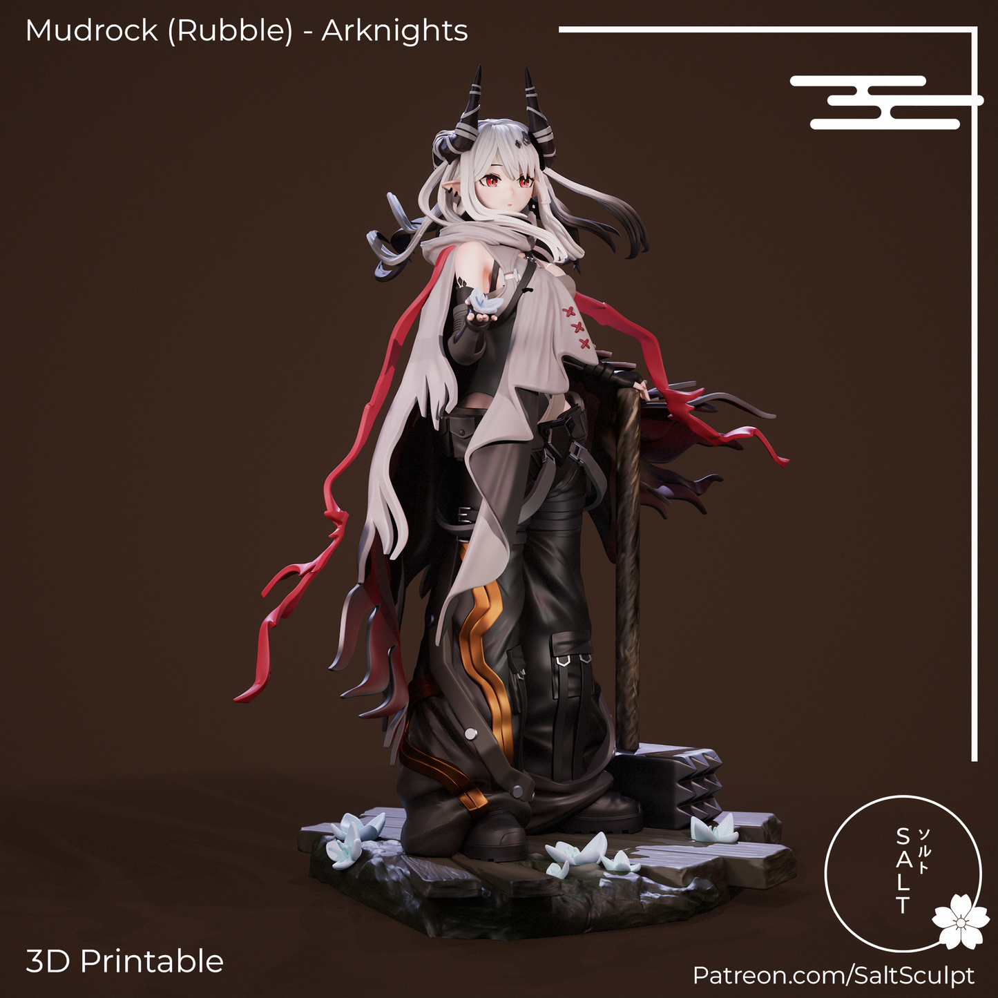 SaltSculpt Mudrock (Rubble) - Arknights