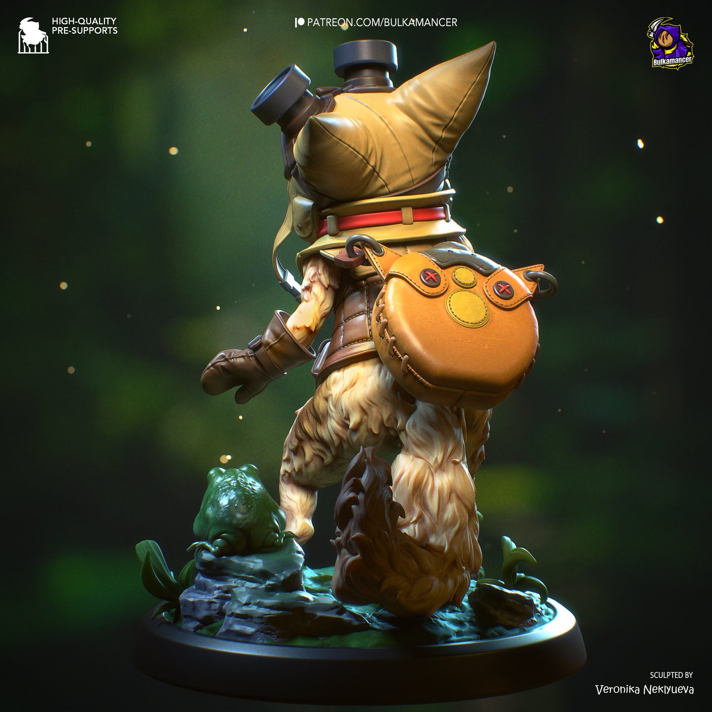 Bulkamancer Sculps Palico and Toad - Monster Hunter Wilds