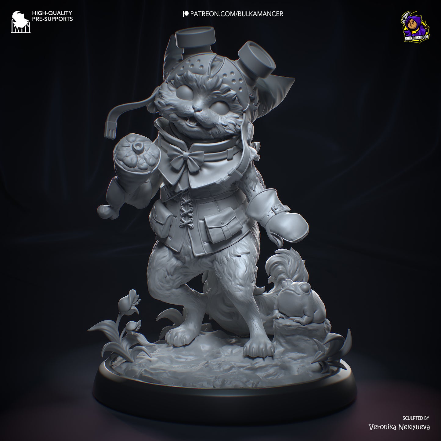 Bulkamancer Sculps Palico and Toad - Monster Hunter Wilds
