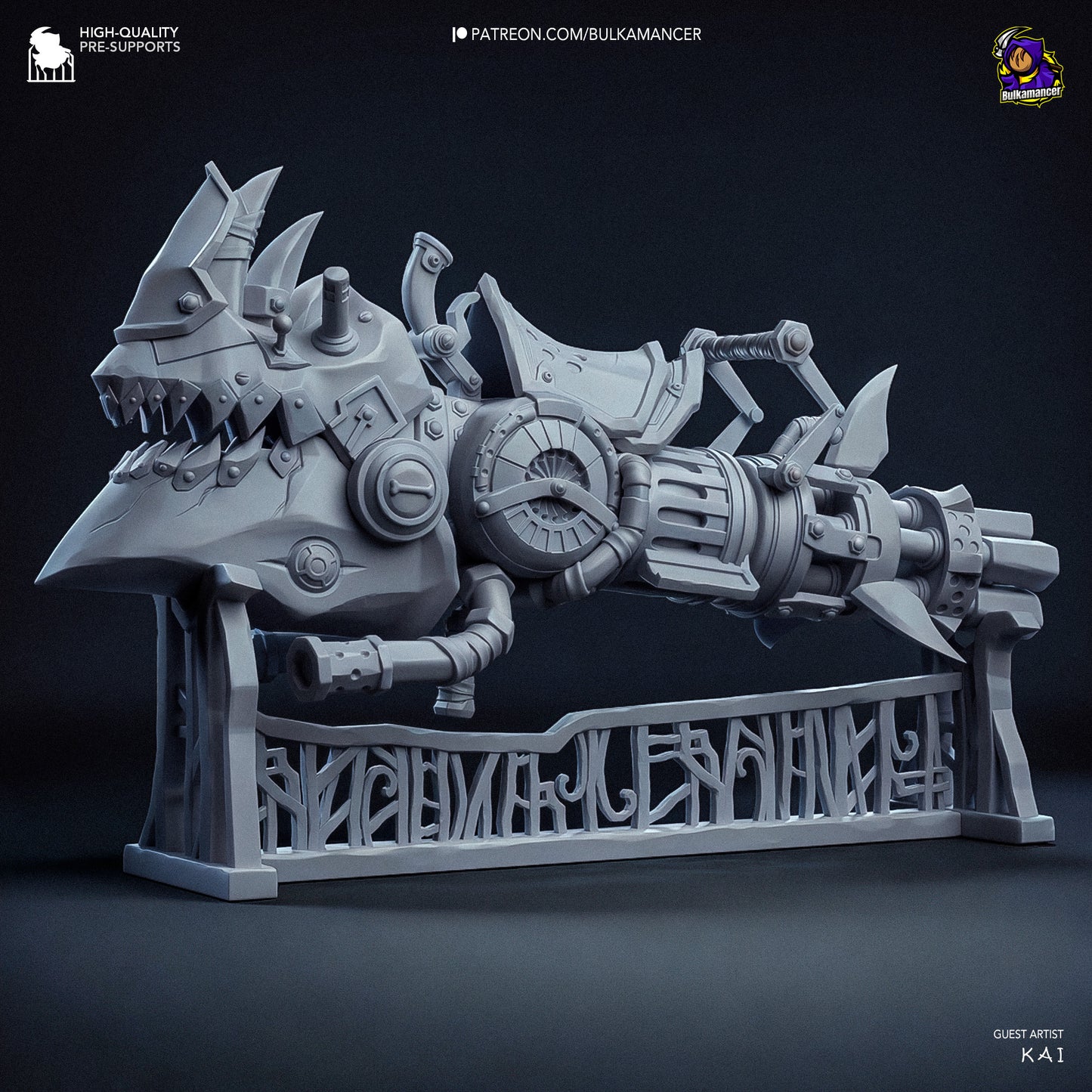 Bulkamancer Sculps Jinx's Rhino Gun - Arcane League of Legends