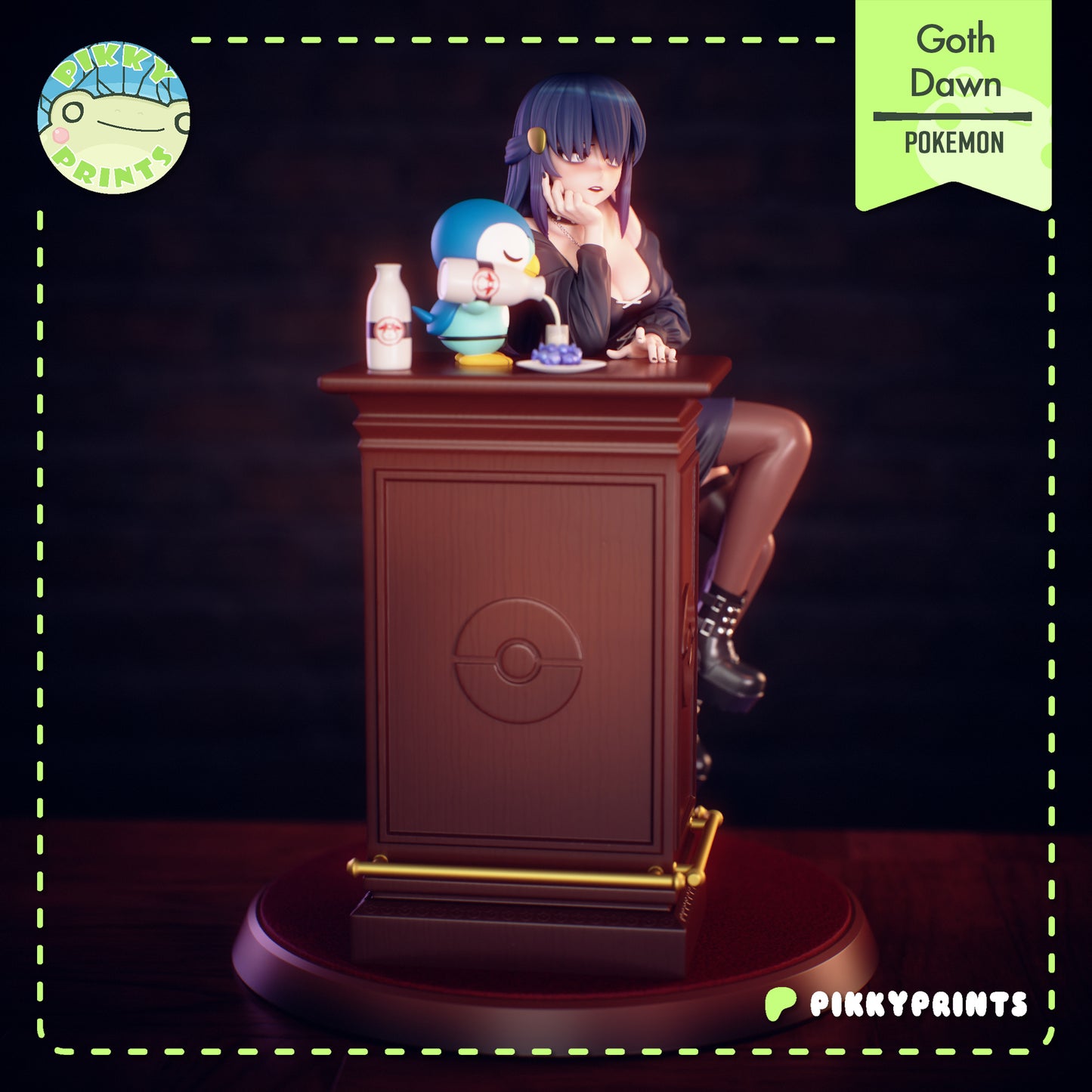 Pikky Prints Goth Dawn