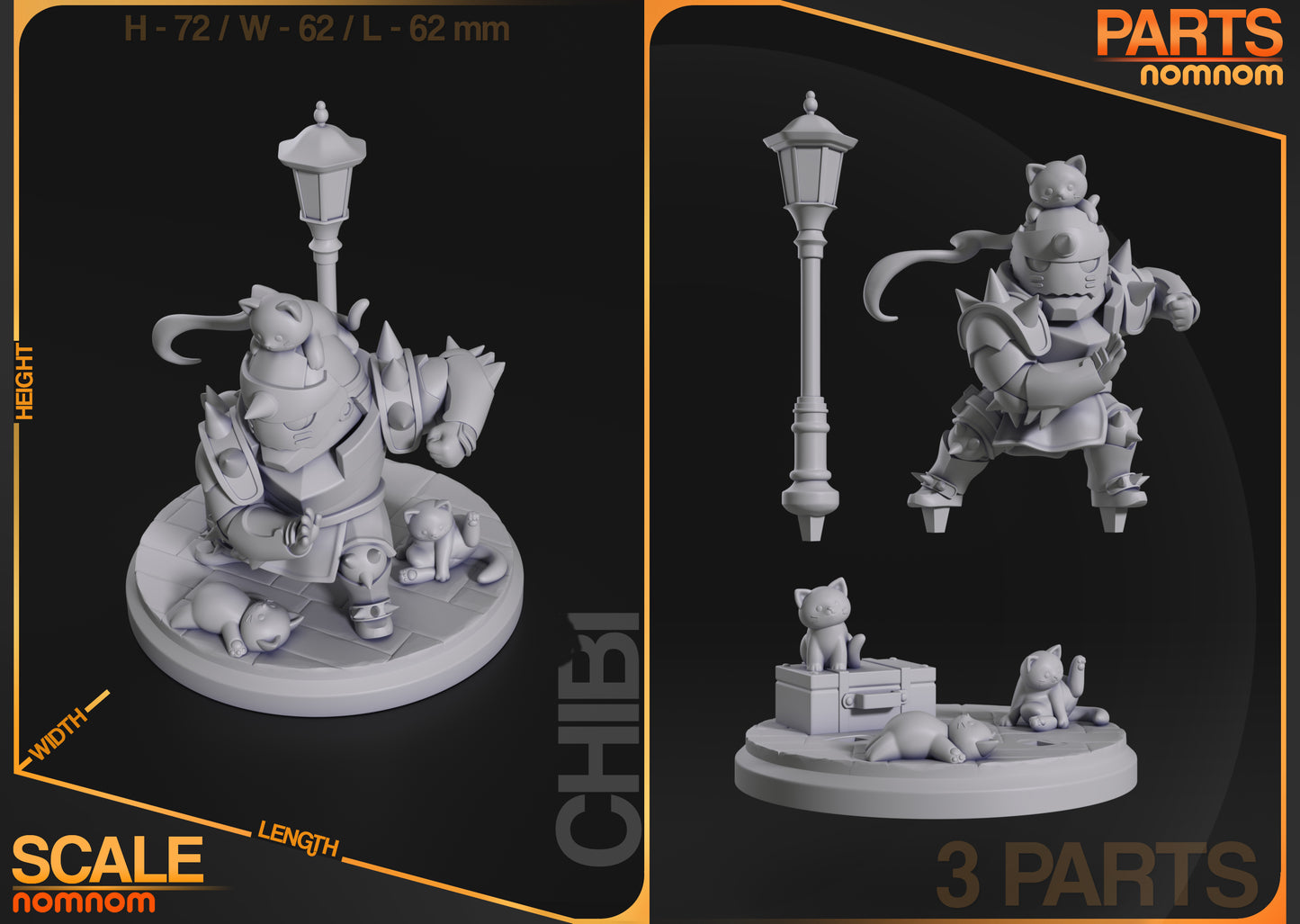 Nomnom Figures Chibi Alphonse Elric - Full Metal Alchemist