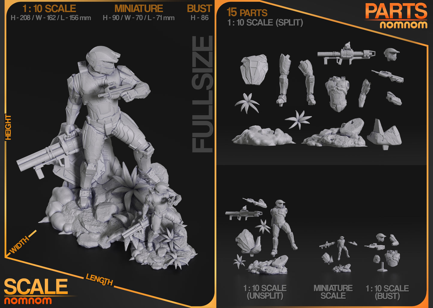 Nomnom Figures Master Chief - Halo 2
