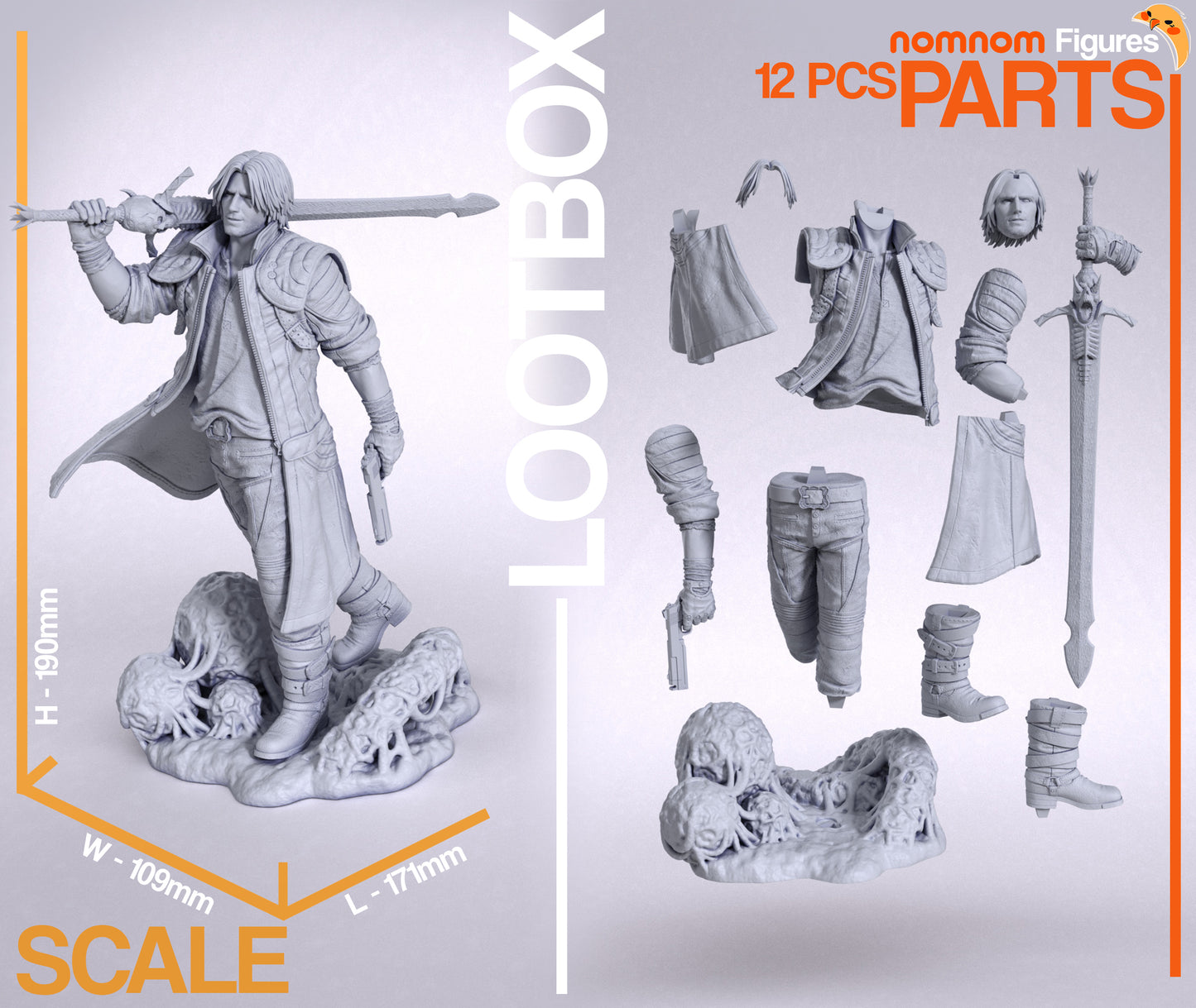Nomnom Figures Dante - Devil May Cry