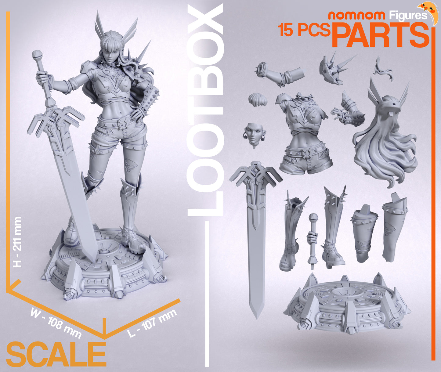 Nomnom Figures Magik - Marvel Rivals