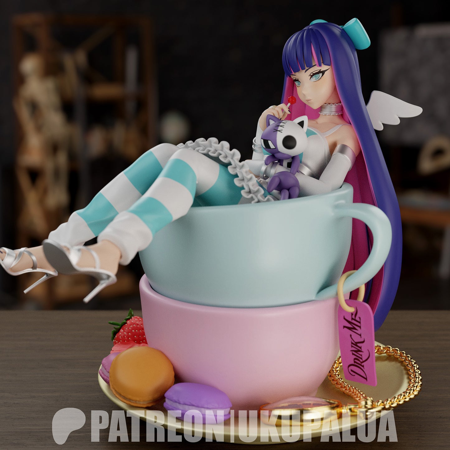 Ukupalua Stocking Anarchy - Panty and Stocking with Gunterbelt