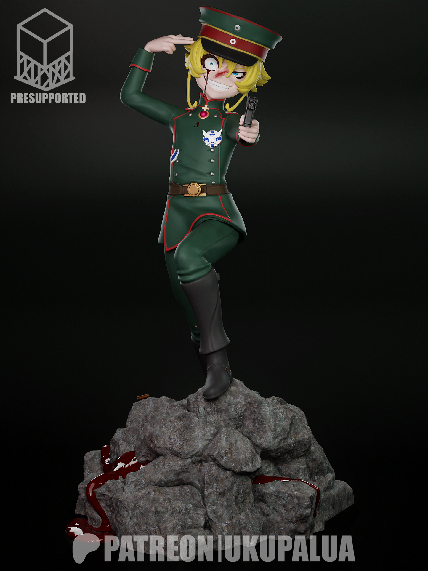 Ukupalua Tanya von Degurechaff - Youjo Senki