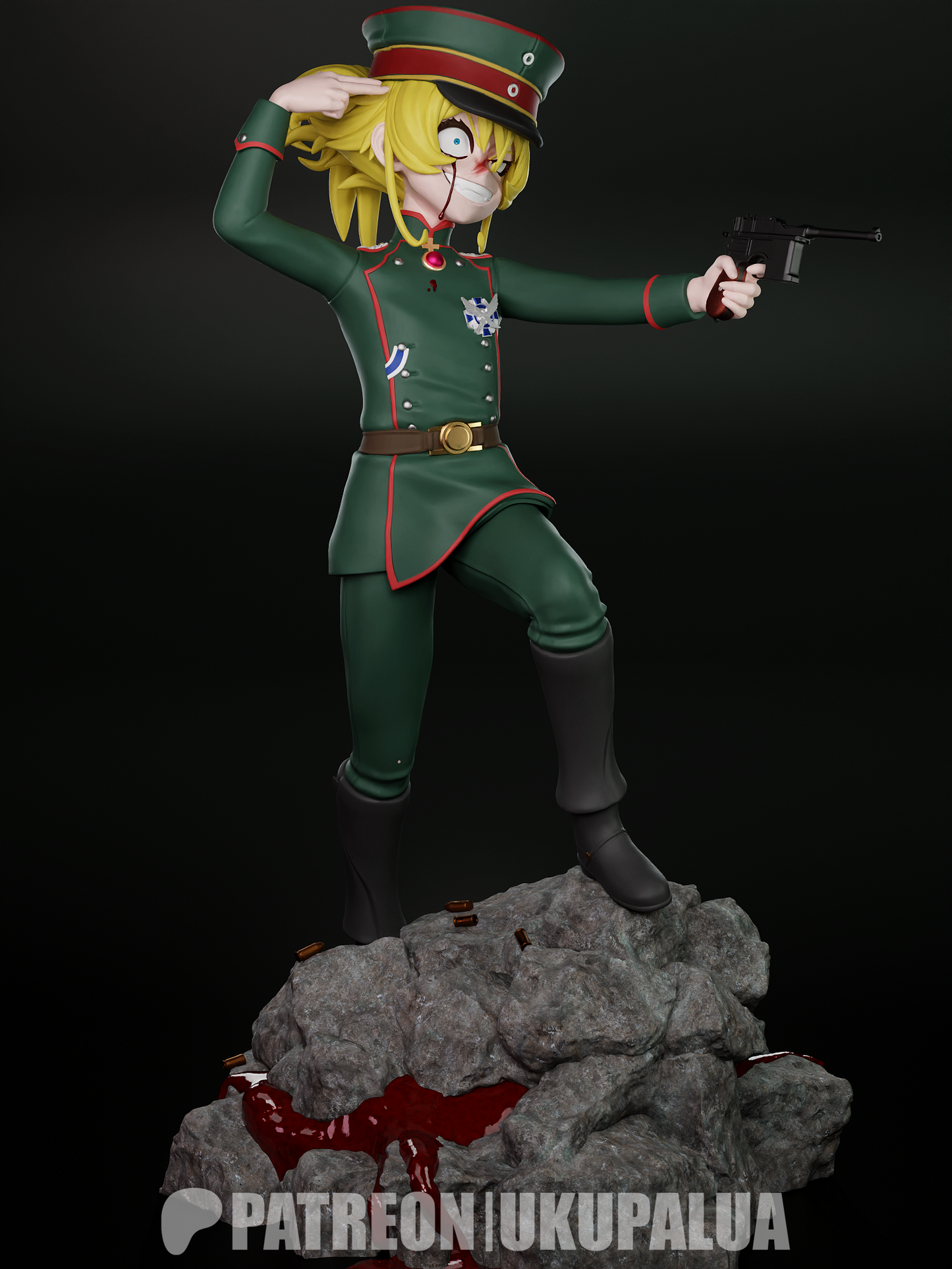 Ukupalua Tanya von Degurechaff - Youjo Senki
