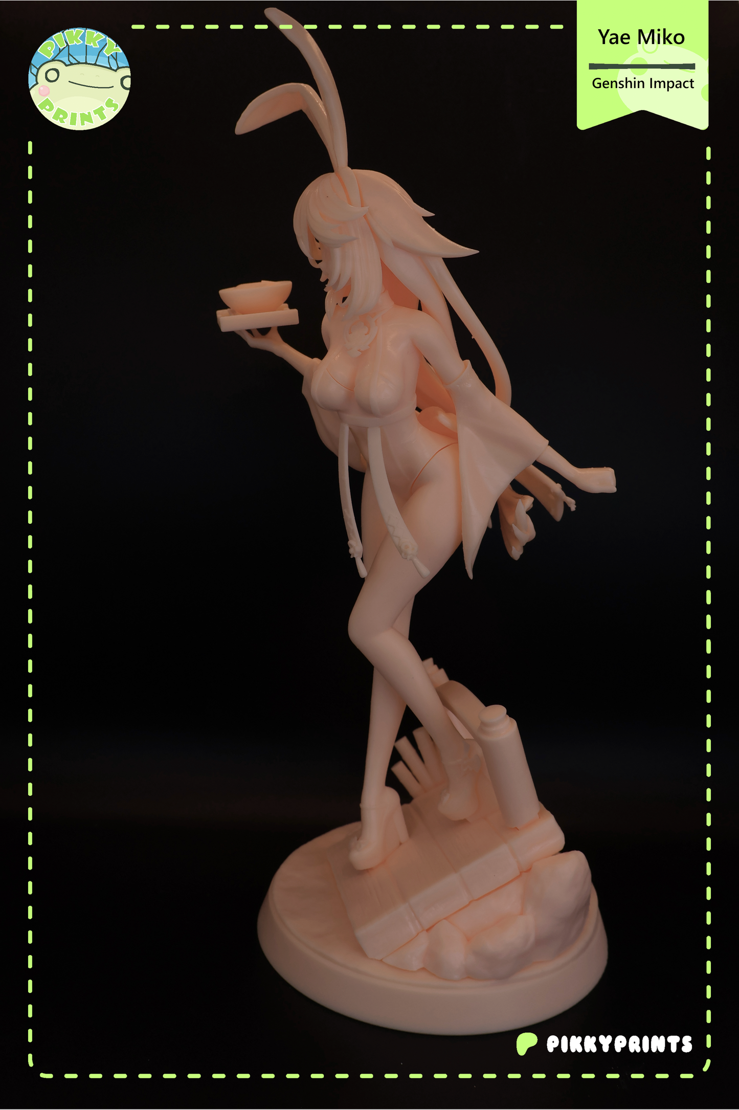 Pikky Prints Bunny Yae Miko - Genshin Impact