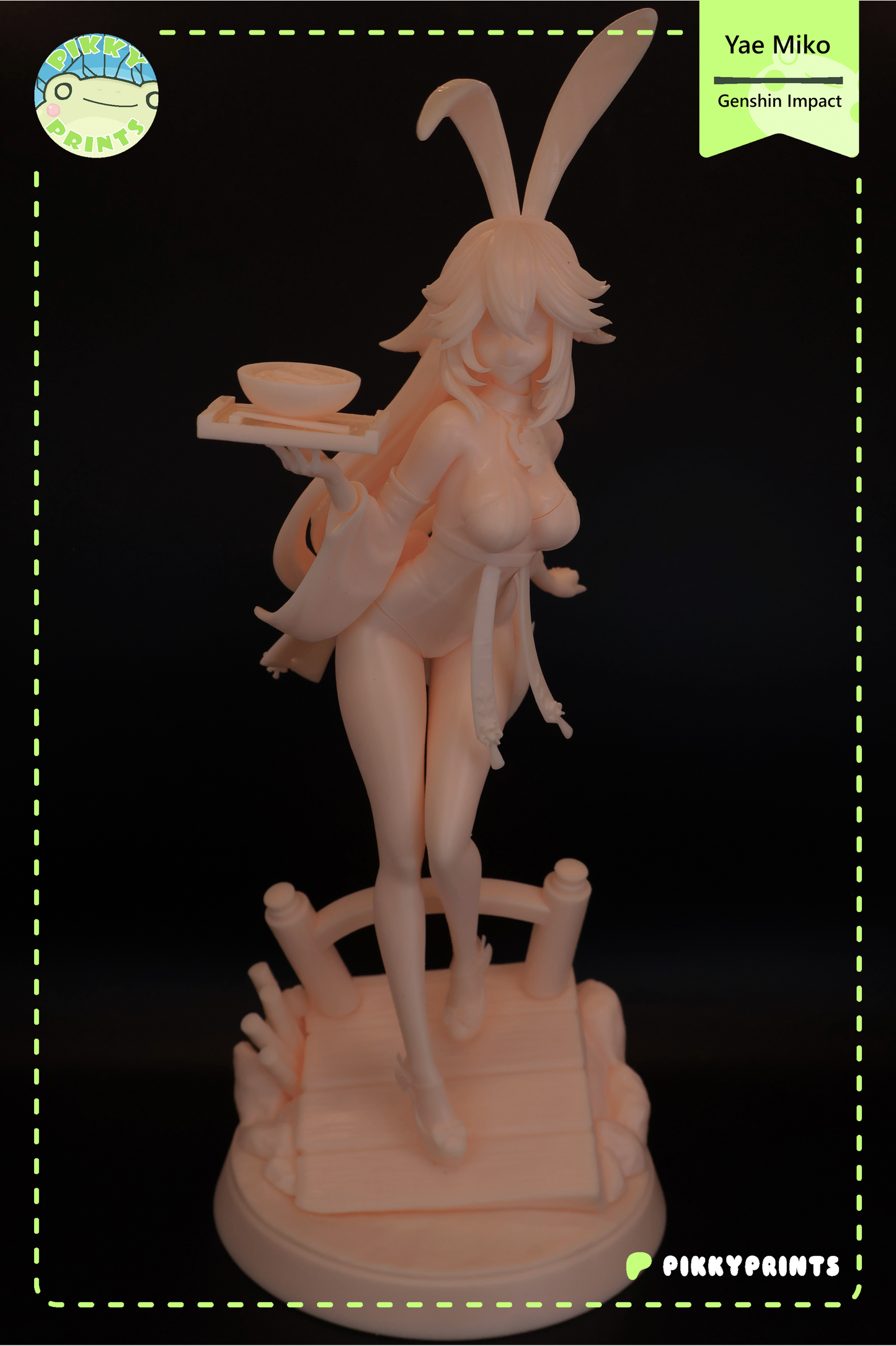 Pikky Prints Bunny Yae Miko - Genshin Impact