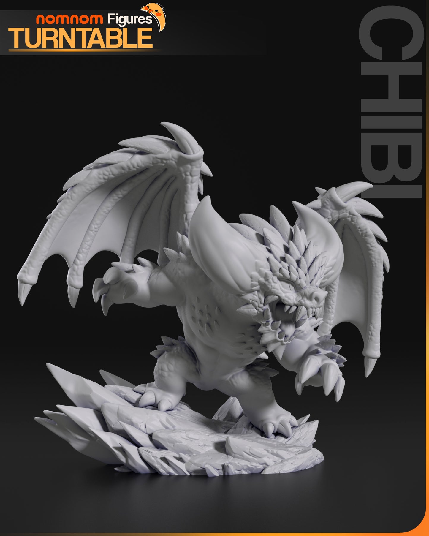 Nomnom Figures Chibi Nergigante - Monster Hunter World