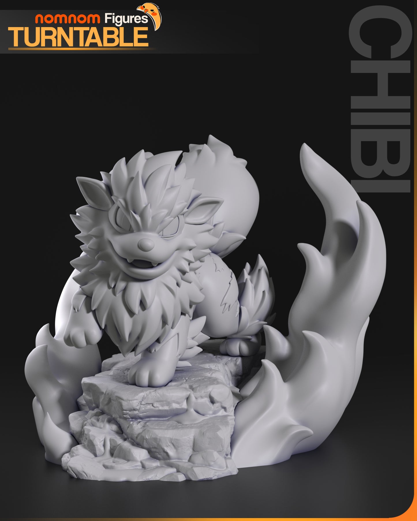 Nomnom Figures Chibi Arcanine - Pokemon
