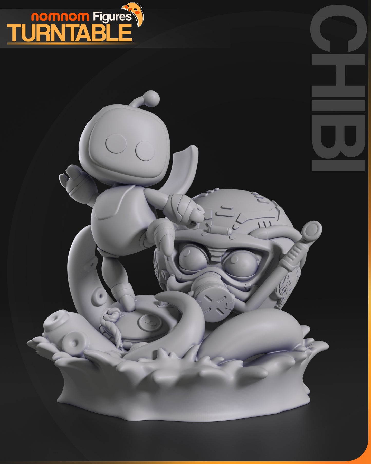 Nomnom Figures Chibi Astrobot - Astrobot