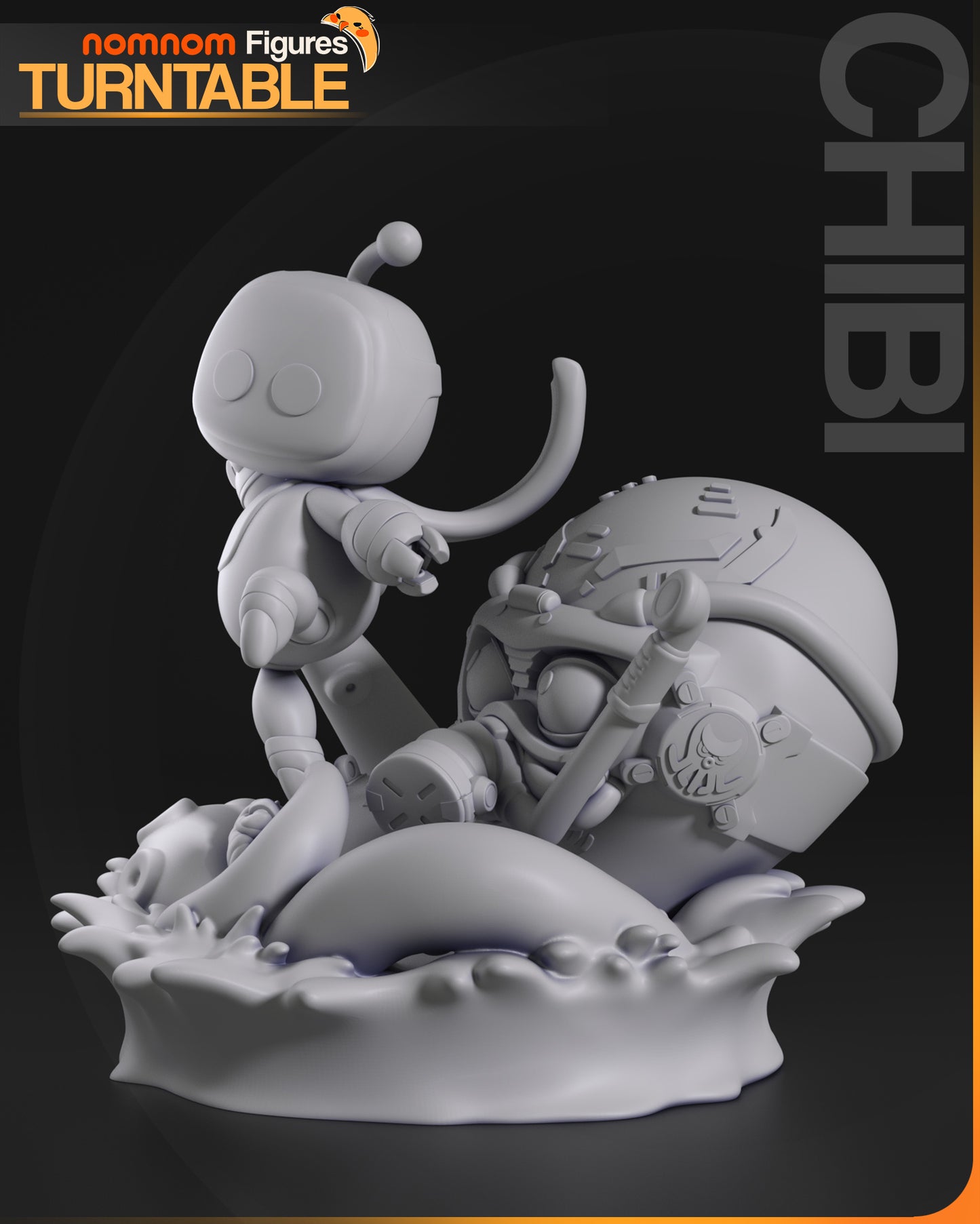 Nomnom Figures Chibi Astrobot - Astrobot