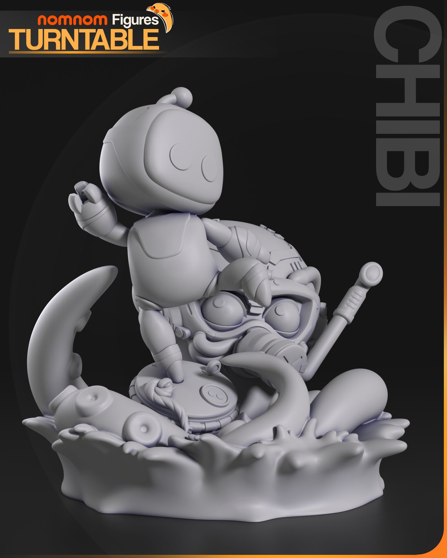 Nomnom Figures Chibi Astrobot - Astrobot