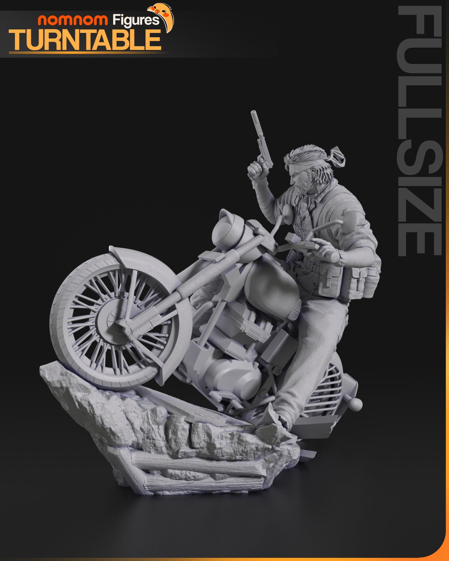 Nomnom Figures Naked Snake - Metal Gear Snake Eater