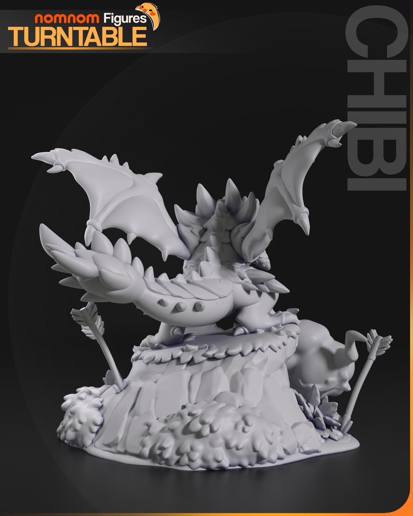 Nomnom Figures Chibi Rathalos - Monster Hunter World