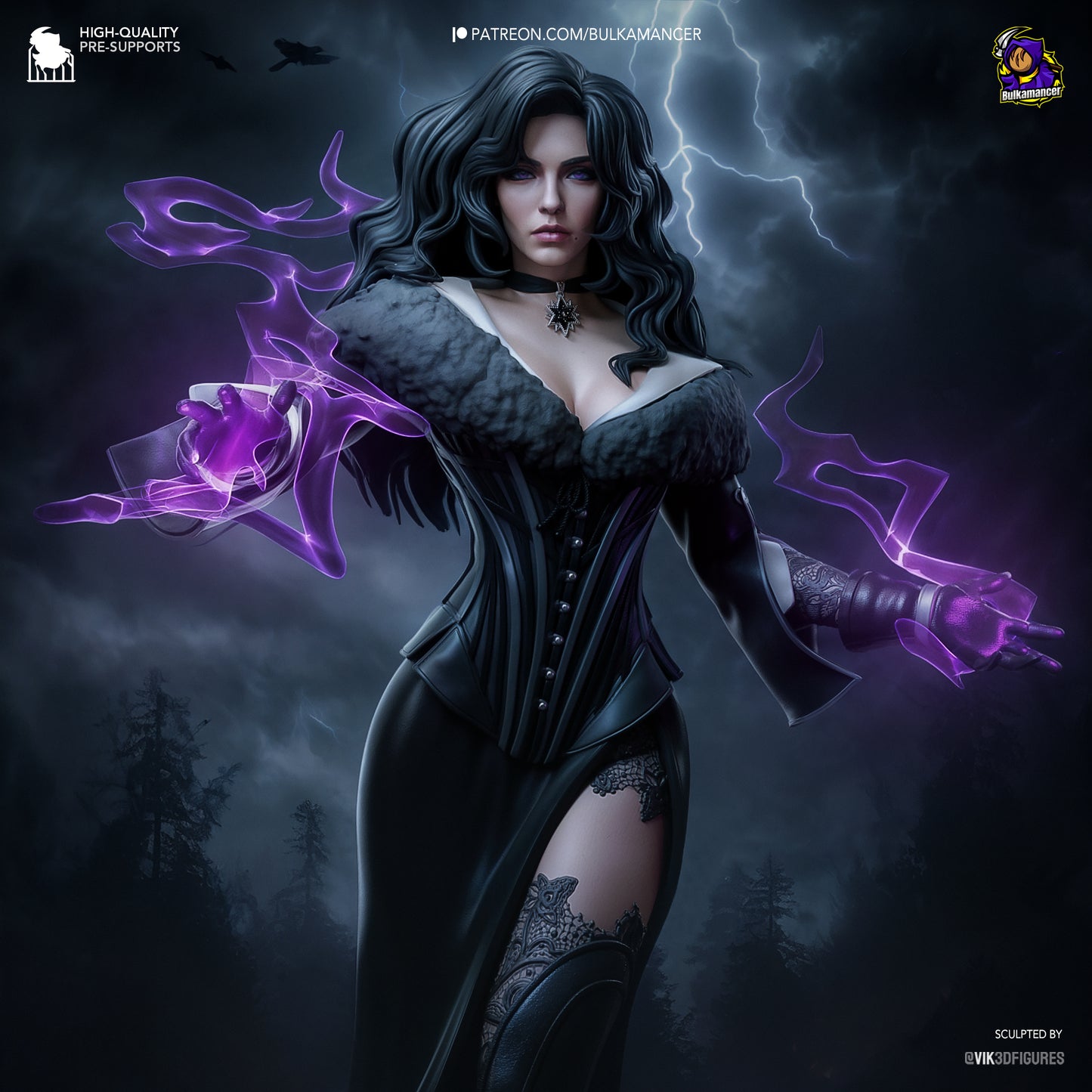 Bulkamancer Sculps Yennefer - The Witcher