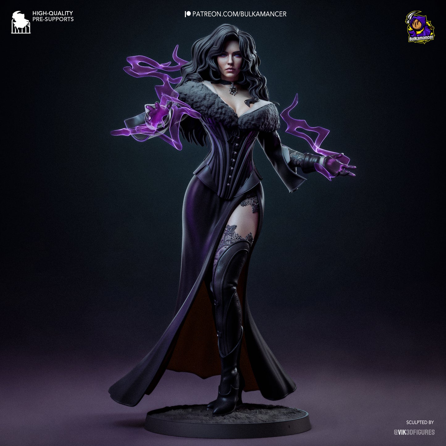Bulkamancer Sculps Yennefer - The Witcher