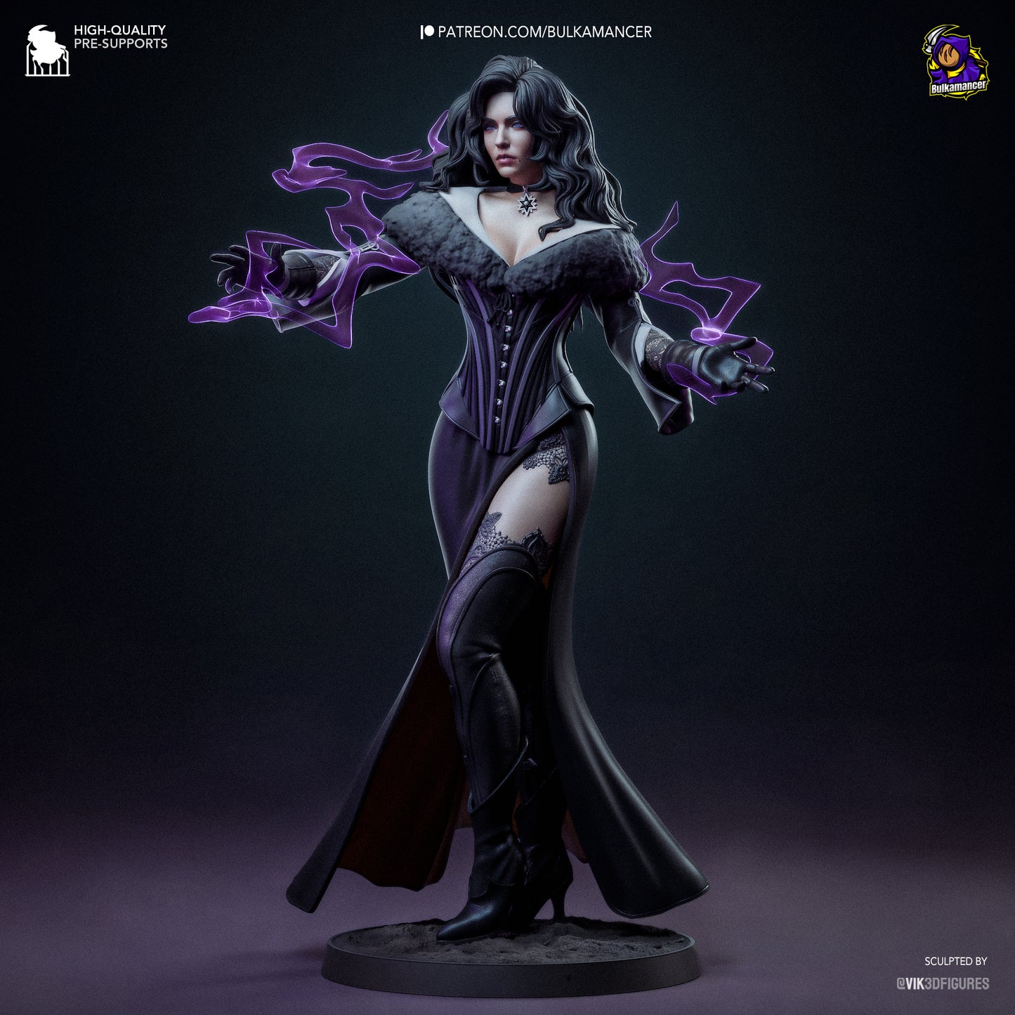 Bulkamancer Sculps Yennefer - The Witcher