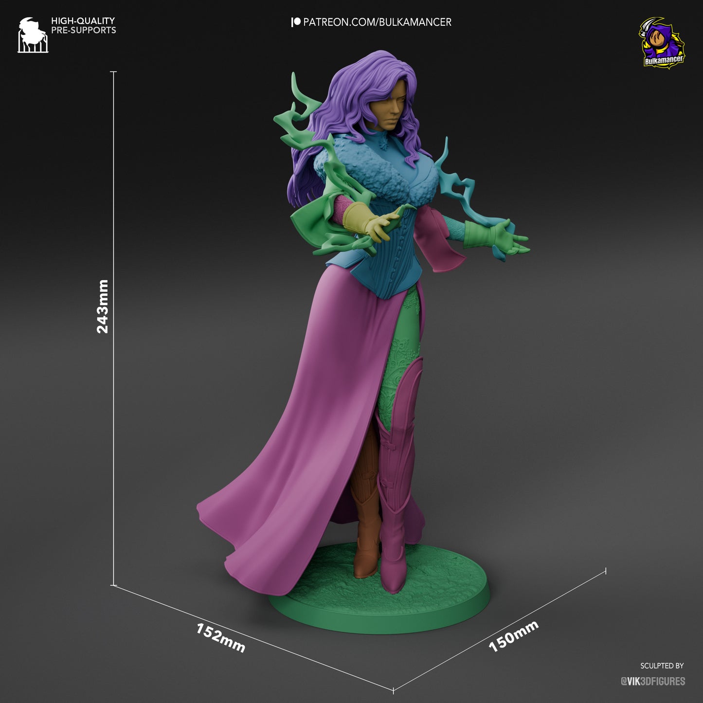 Bulkamancer Sculps Yennefer - The Witcher