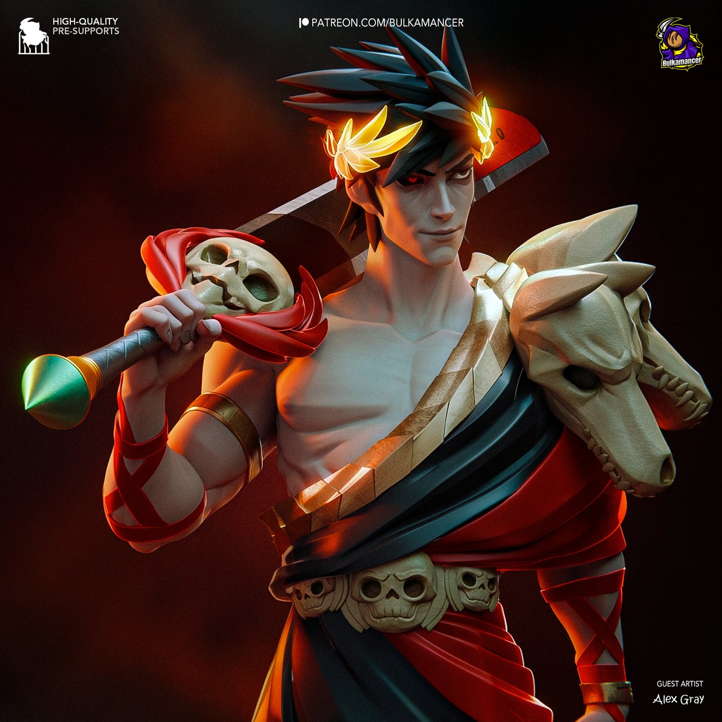 Bulkamancer Sculps Zagreus - Hades