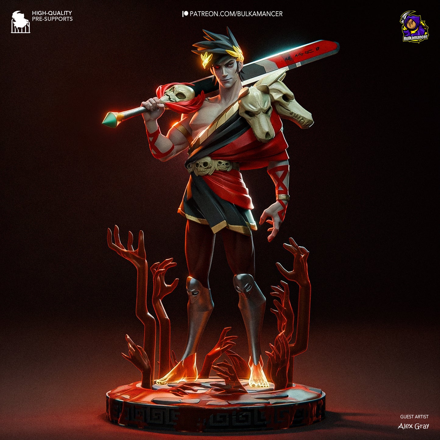 Bulkamancer Sculps Zagreus - Hades