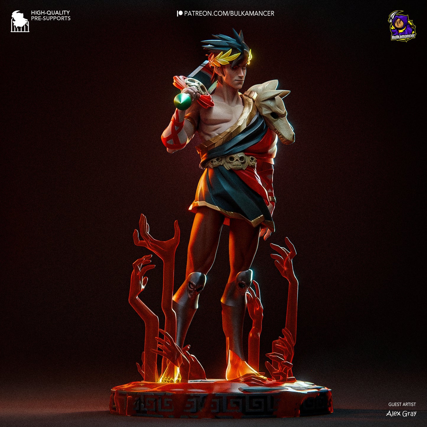 Bulkamancer Sculps Zagreus - Hades