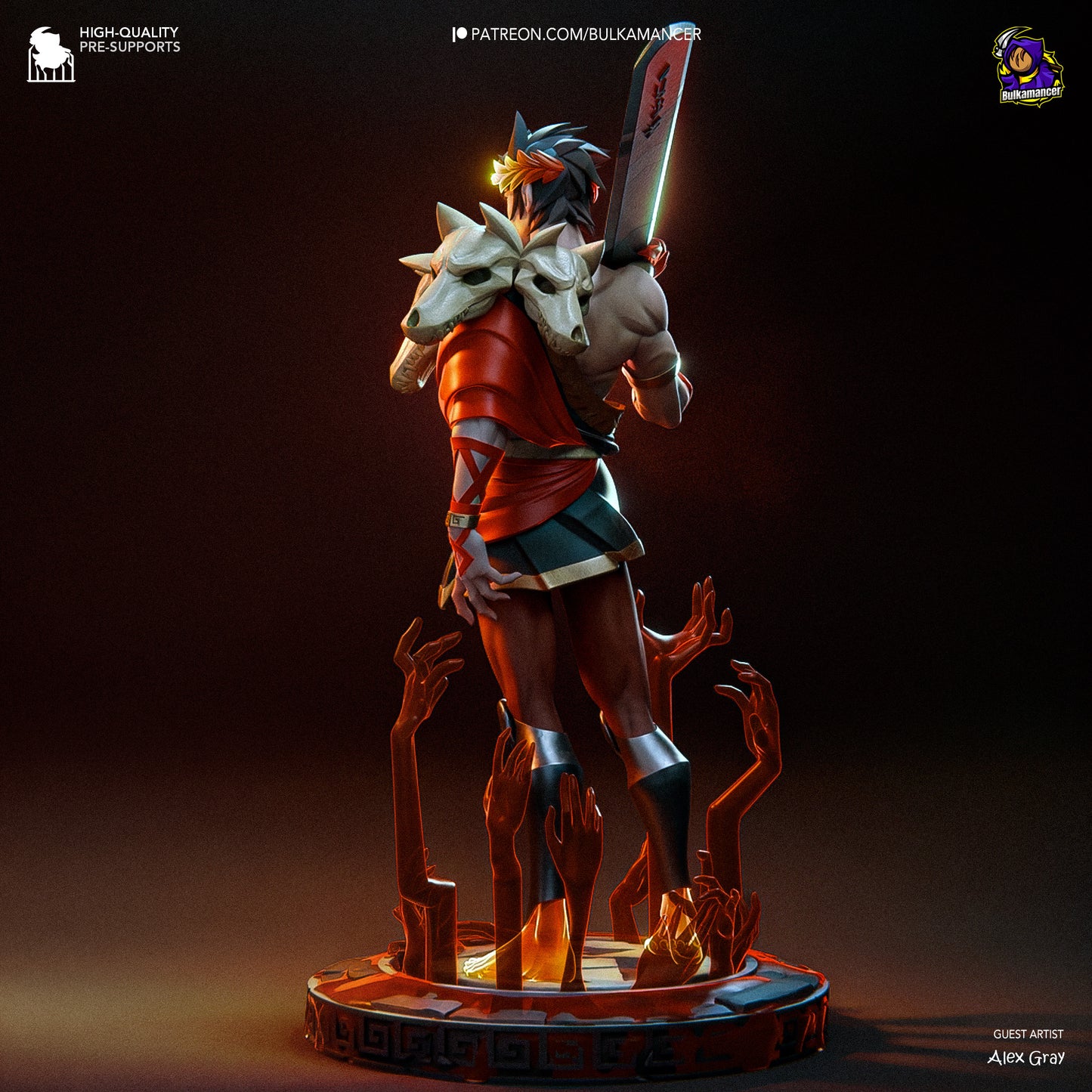 Bulkamancer Sculps Zagreus - Hades