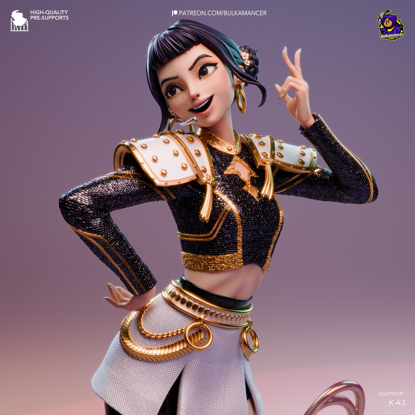 Bulkamancer Sculps Zoey - KPop Demon Hunters