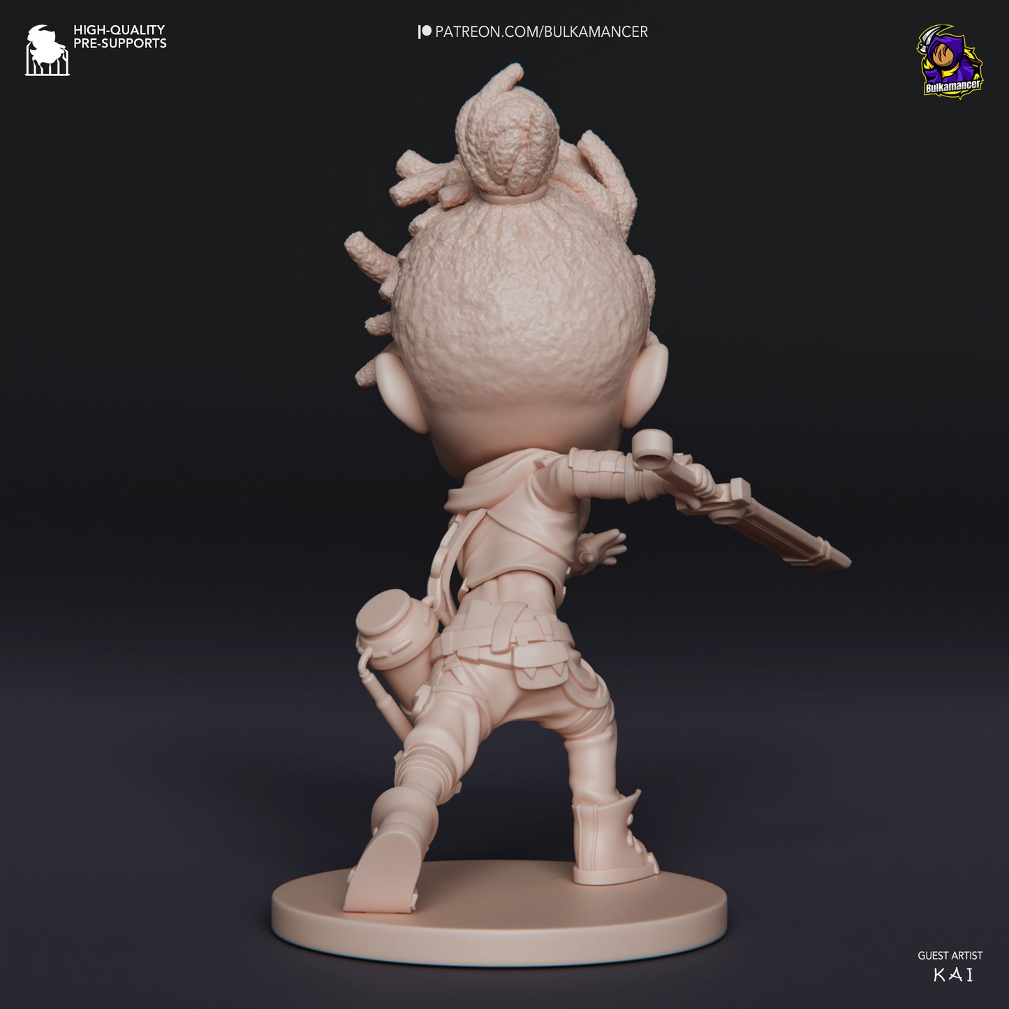 Bulkamancer Sculpts Arcane Chibi set - Arcane League of Legends