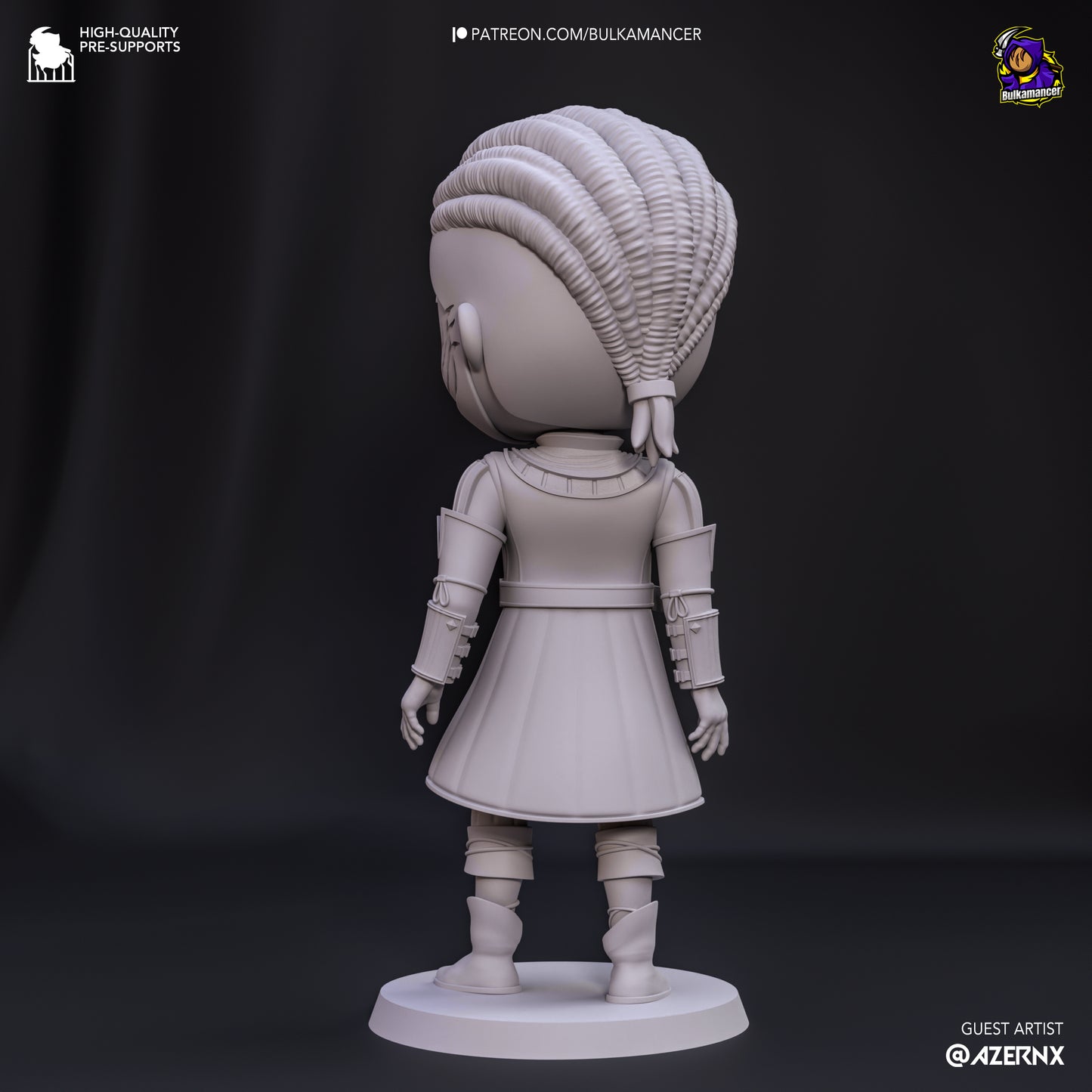 Bulkamancer Sculps Baldur's Gate 3 Chibi Adventure Party