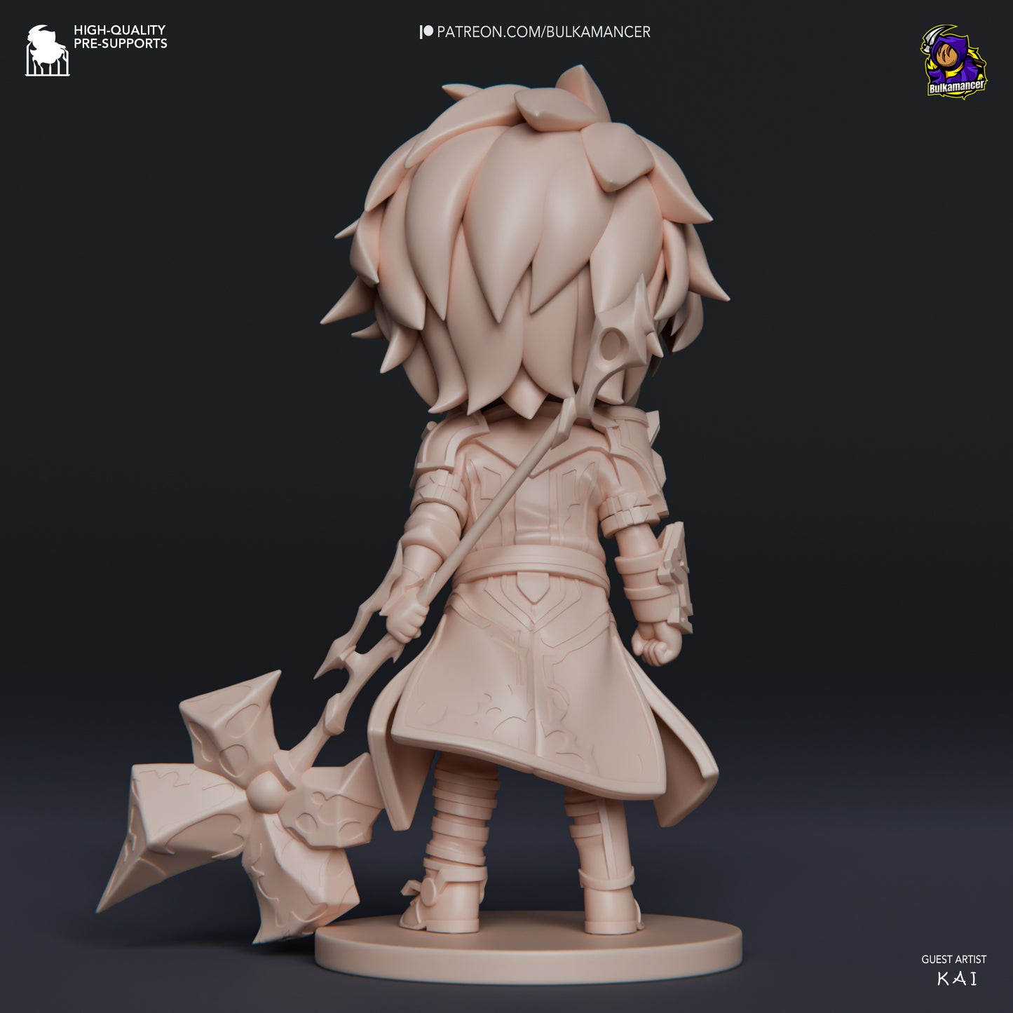 Bulkamancer Sculpts Arcane Chibi set - Arcane League of Legends