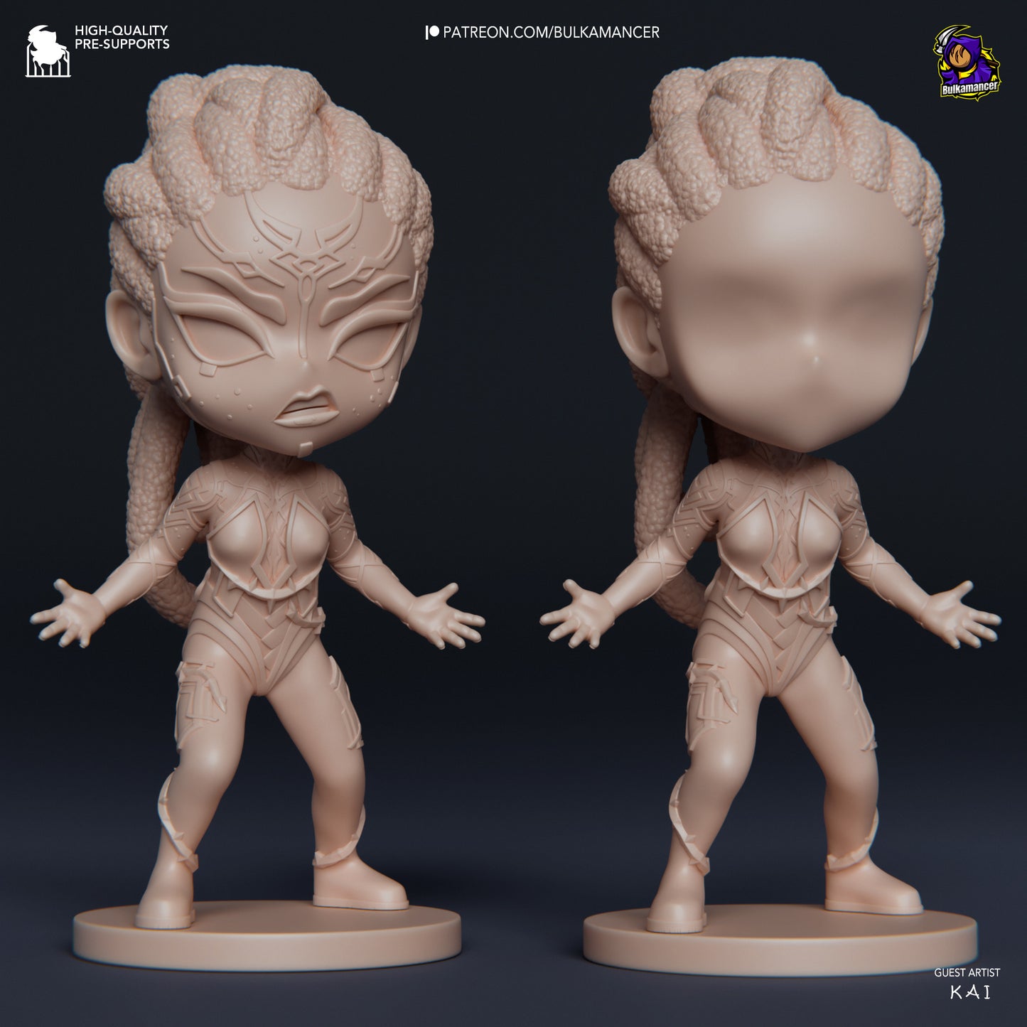 Bulkamancer Sculpts Arcane Chibi set - Arcane League of Legends