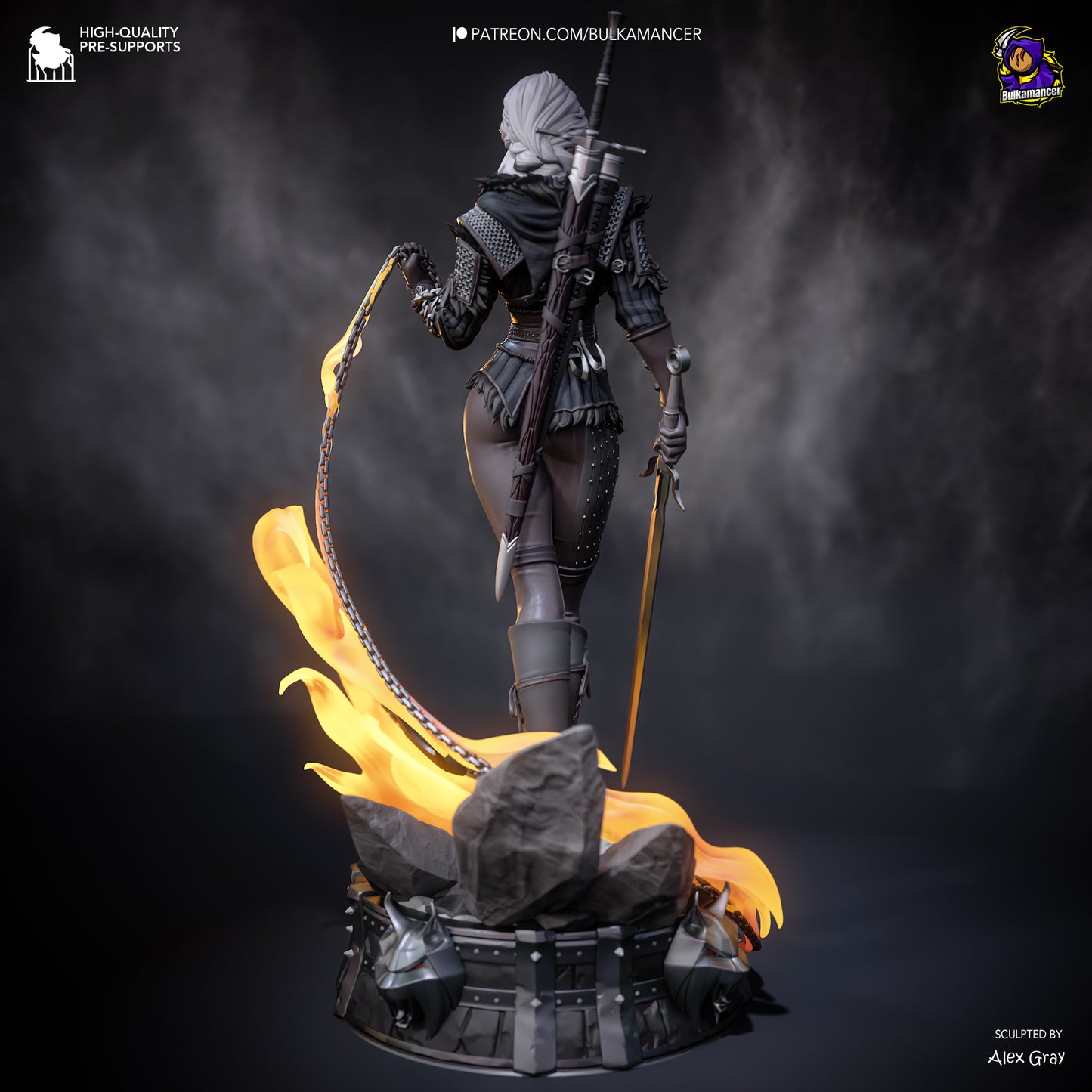 Bulkamancer Sculps Ciri (Stylized) - The Witcher 4