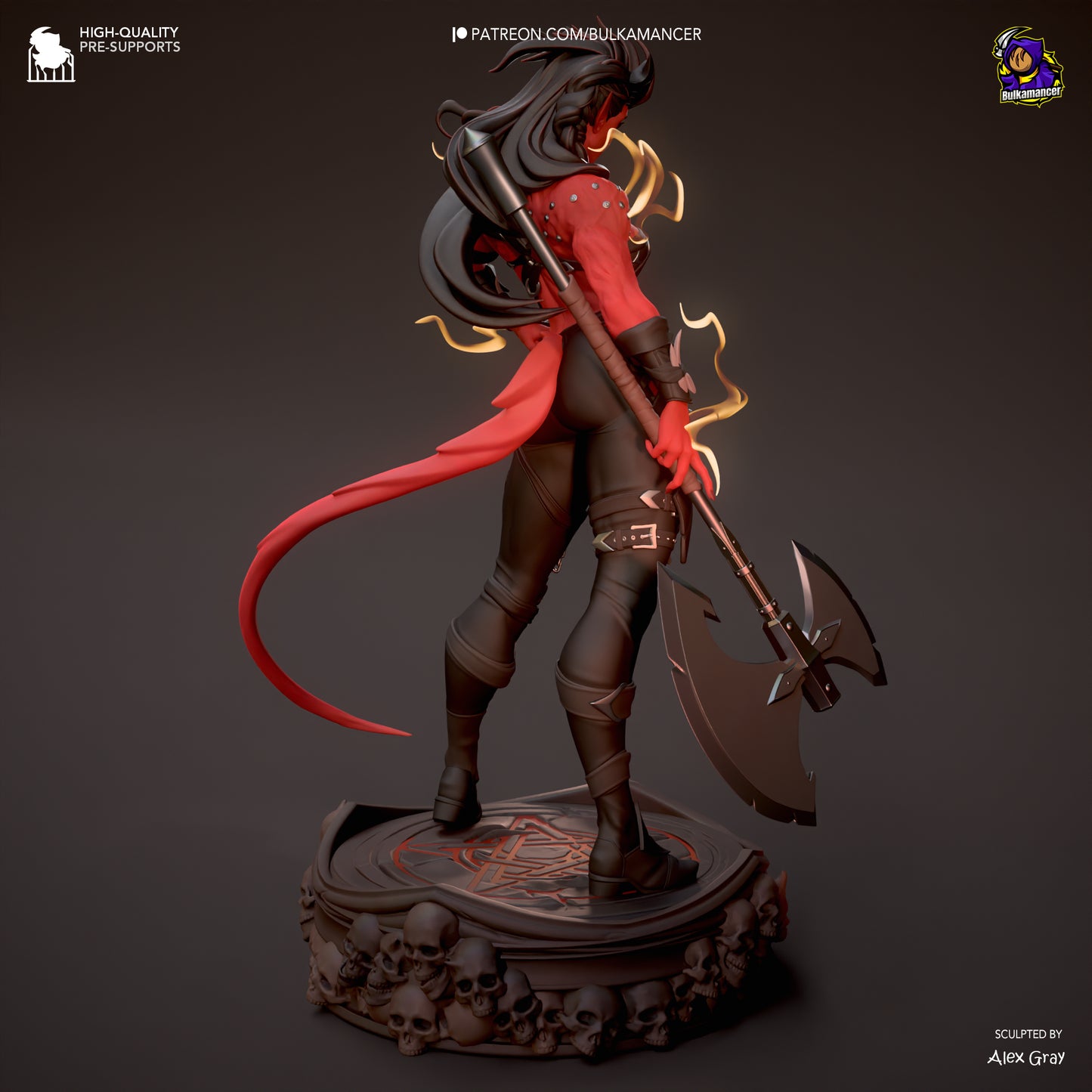 Bulkamancer Sculps Karlach (Stylized) - Baldur's Gate 3