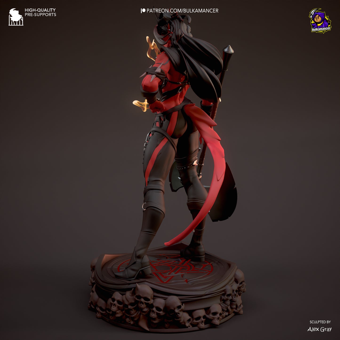 Bulkamancer Sculps Karlach (Stylized) - Baldur's Gate 3
